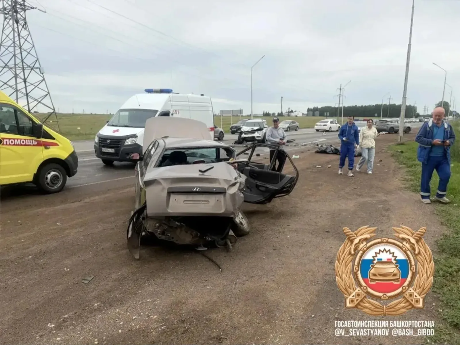 В Башкирии в тройном ДТП погиб молодой пассажир