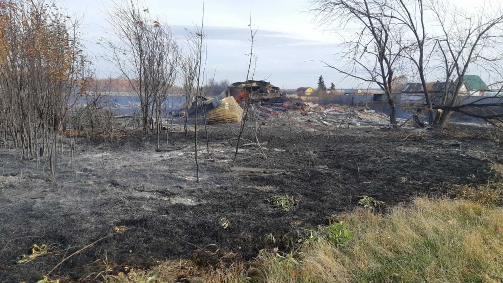 В селе Романовка Чишминского района дотла сгорели два дома.