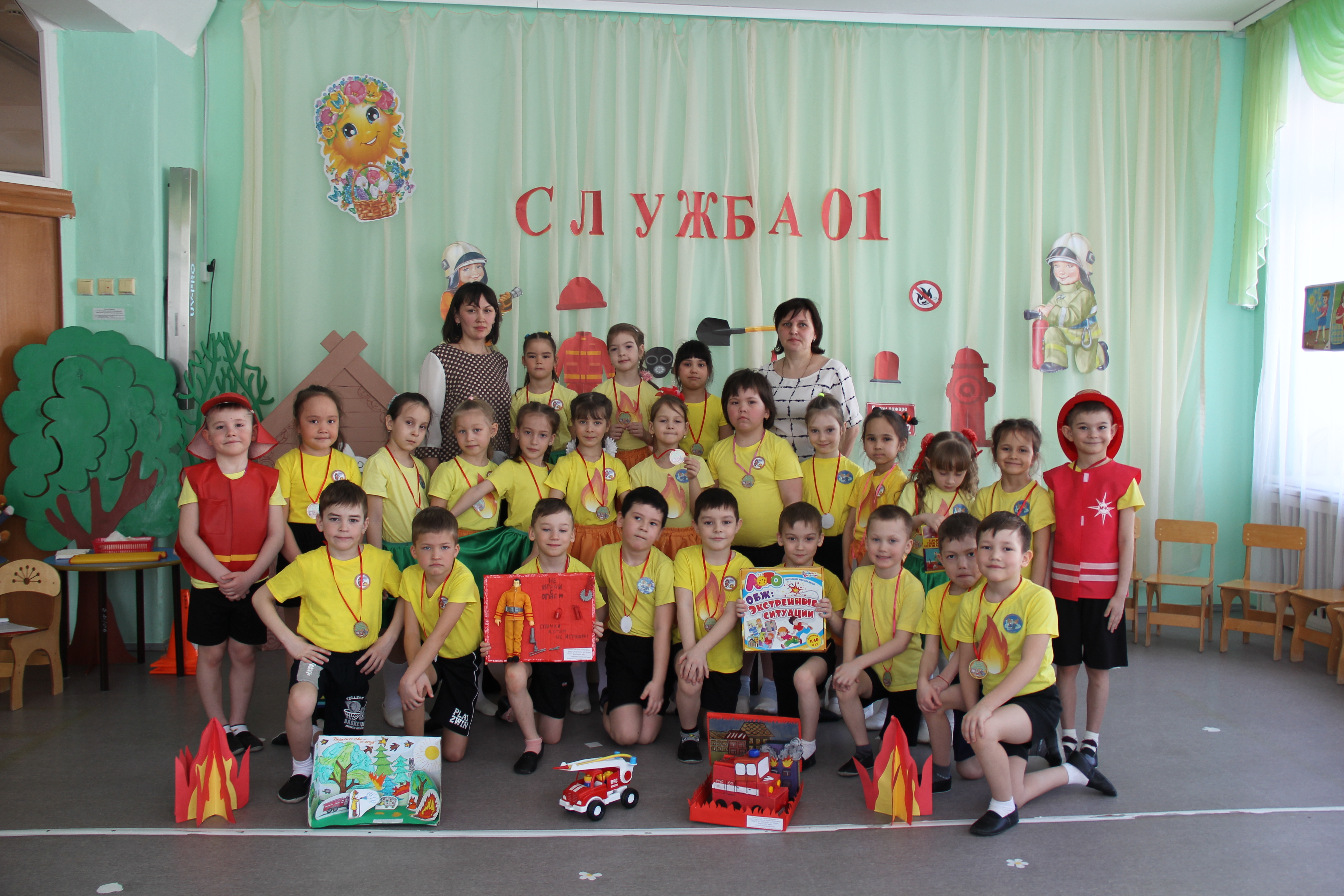 Чишминские «Непоседы» принимают участие в проекте районной газеты «Я – маленький пожарный»