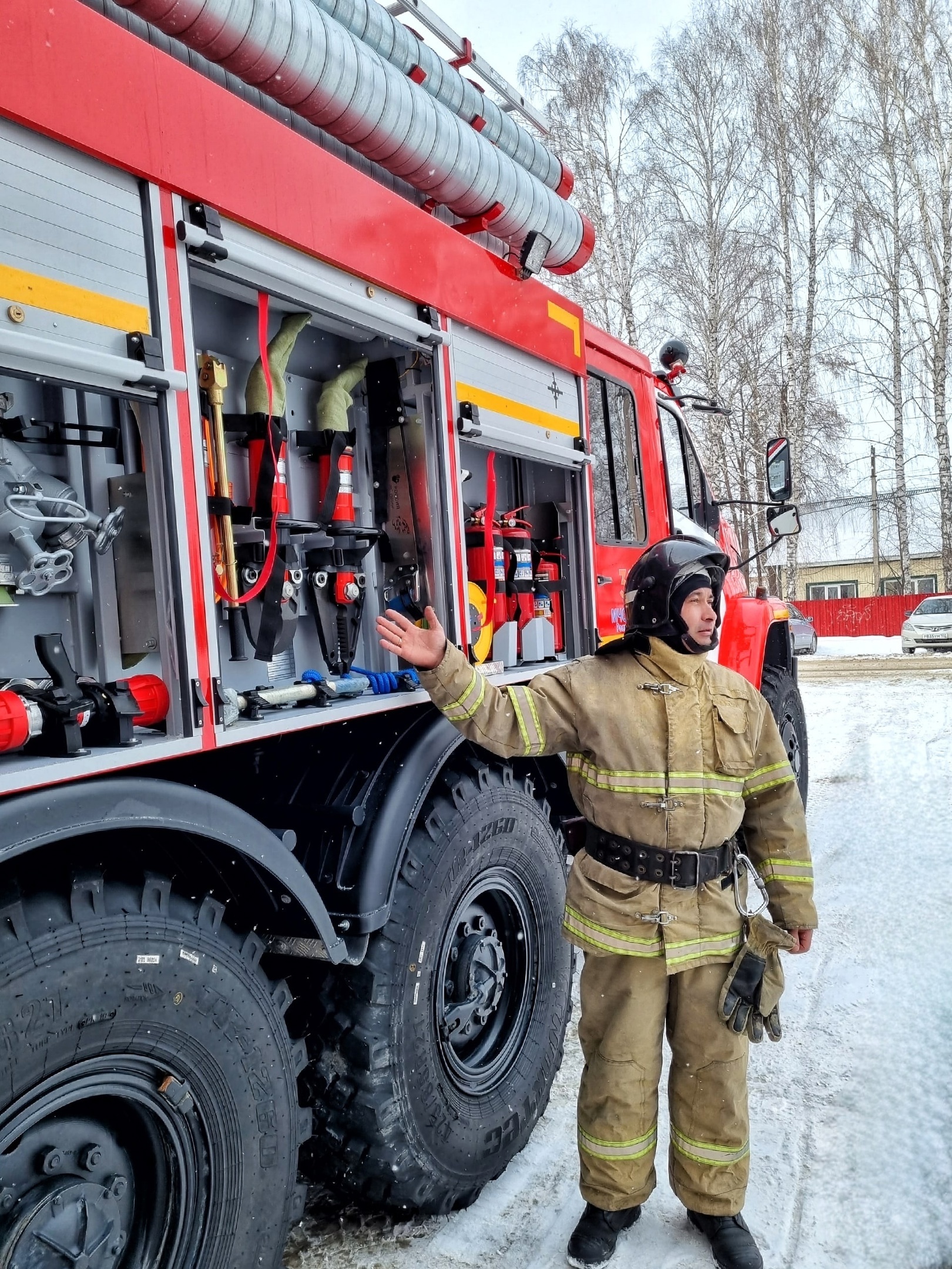Новая пожарная машина для Чишминской пожарной части