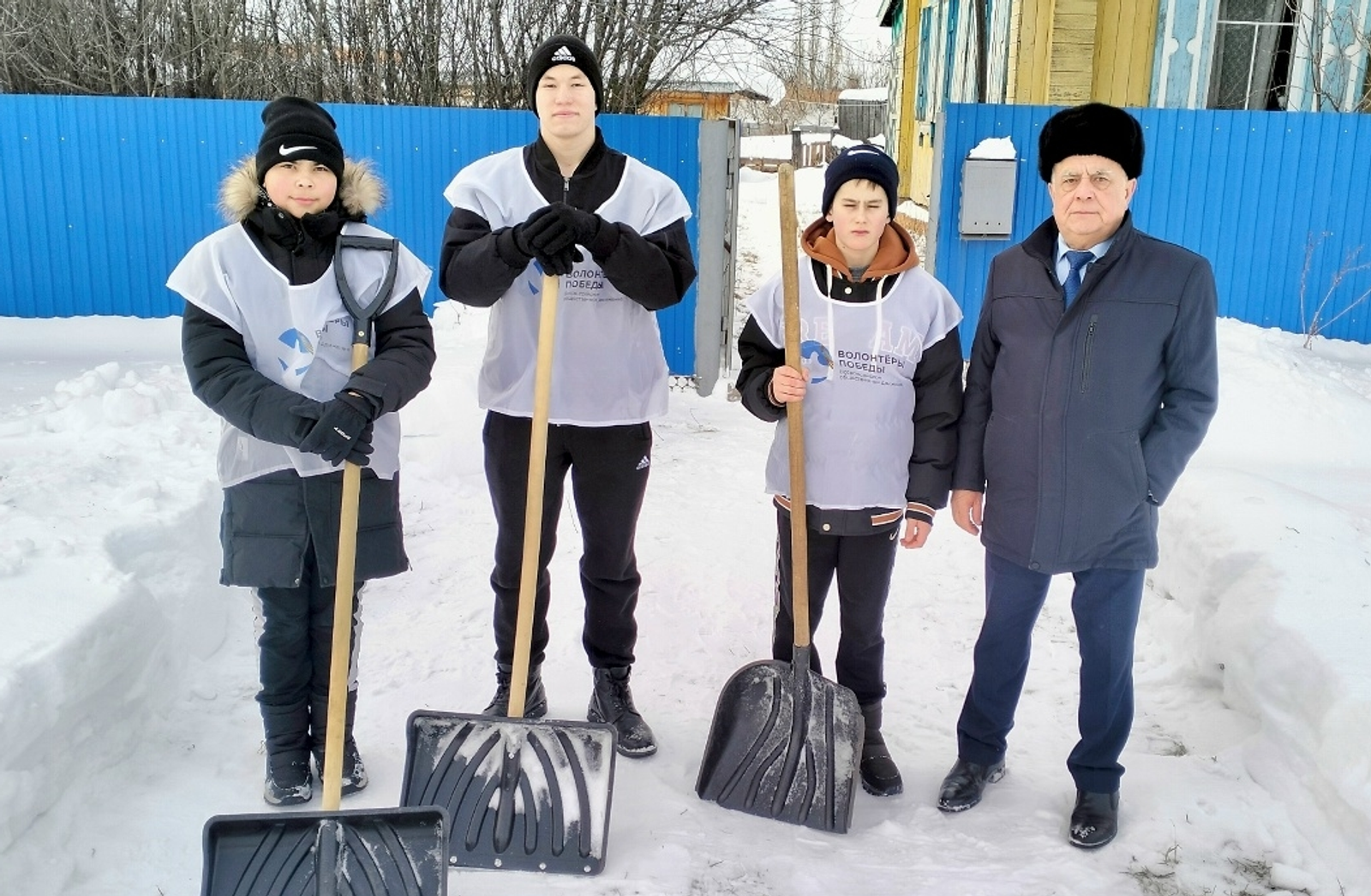 Волонтеры Башкирии активно поддержали Всероссийскую акцию «Снежный десант»