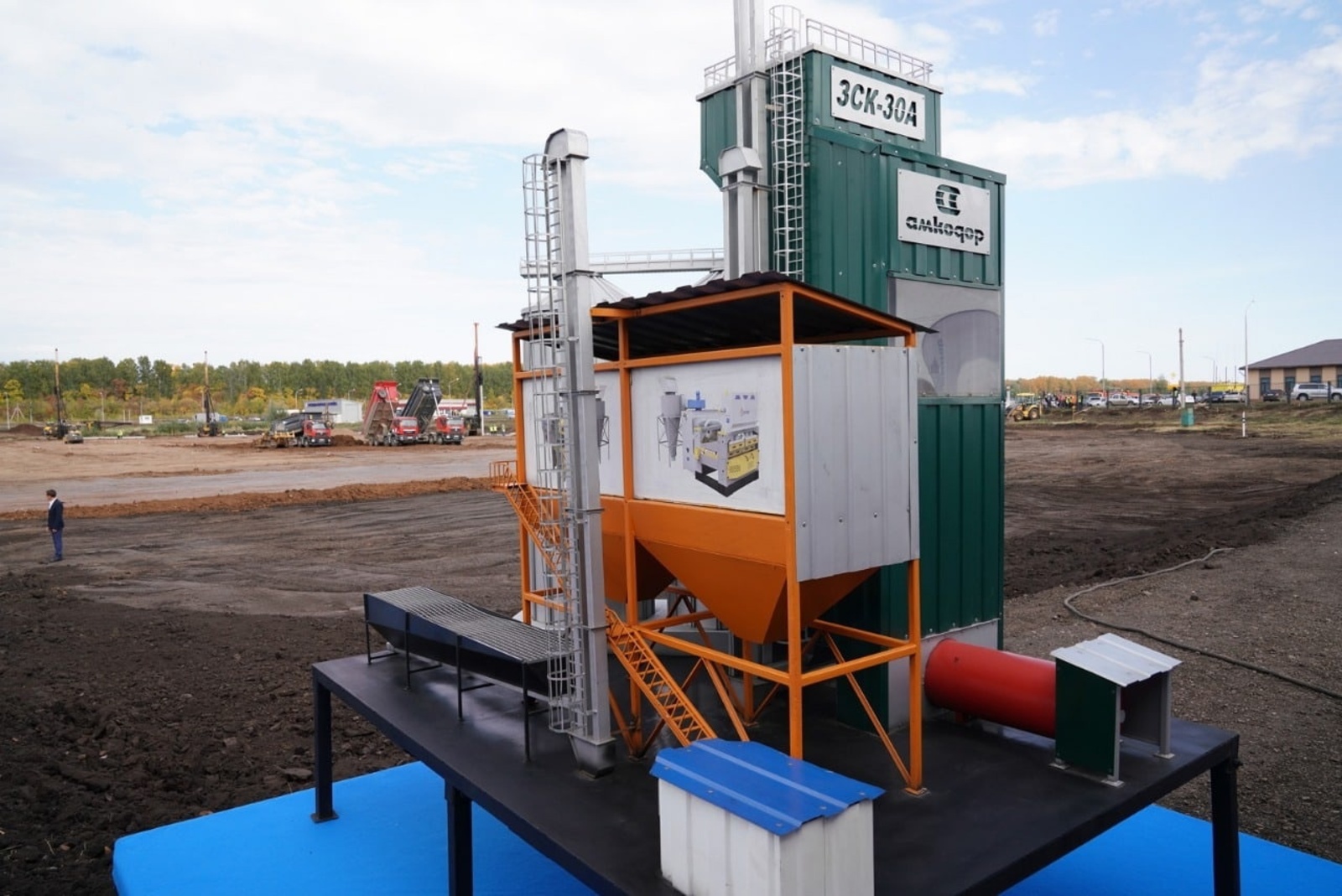 Оборудование для послеуборочной обработки зерна будут производить в Башкирии.