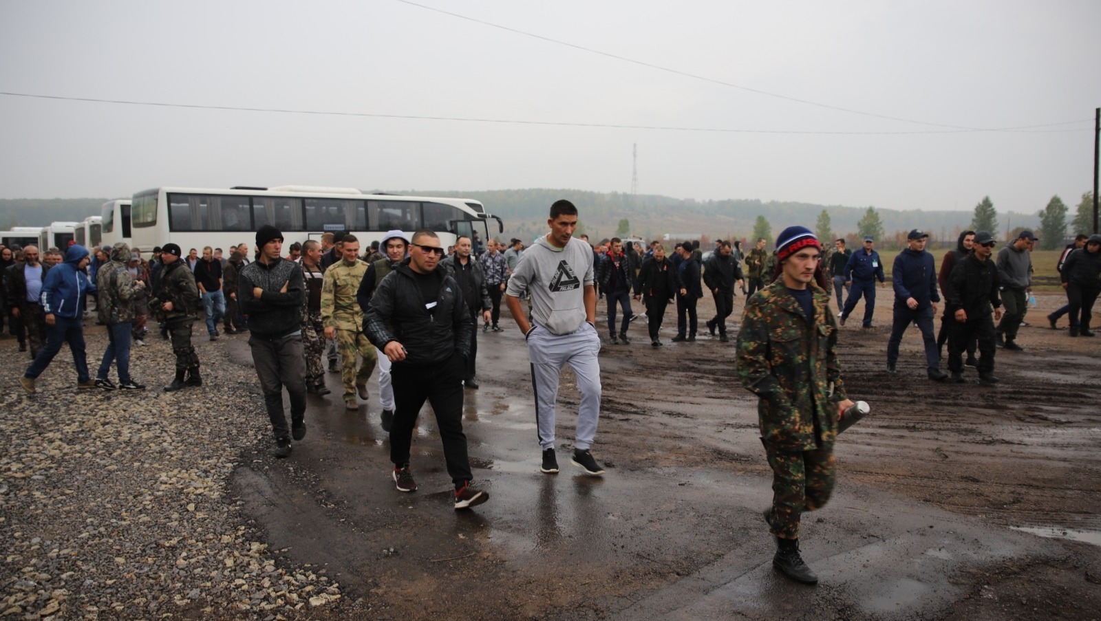 Пункт для встречи мобилизованных открыли на границе Башкирии