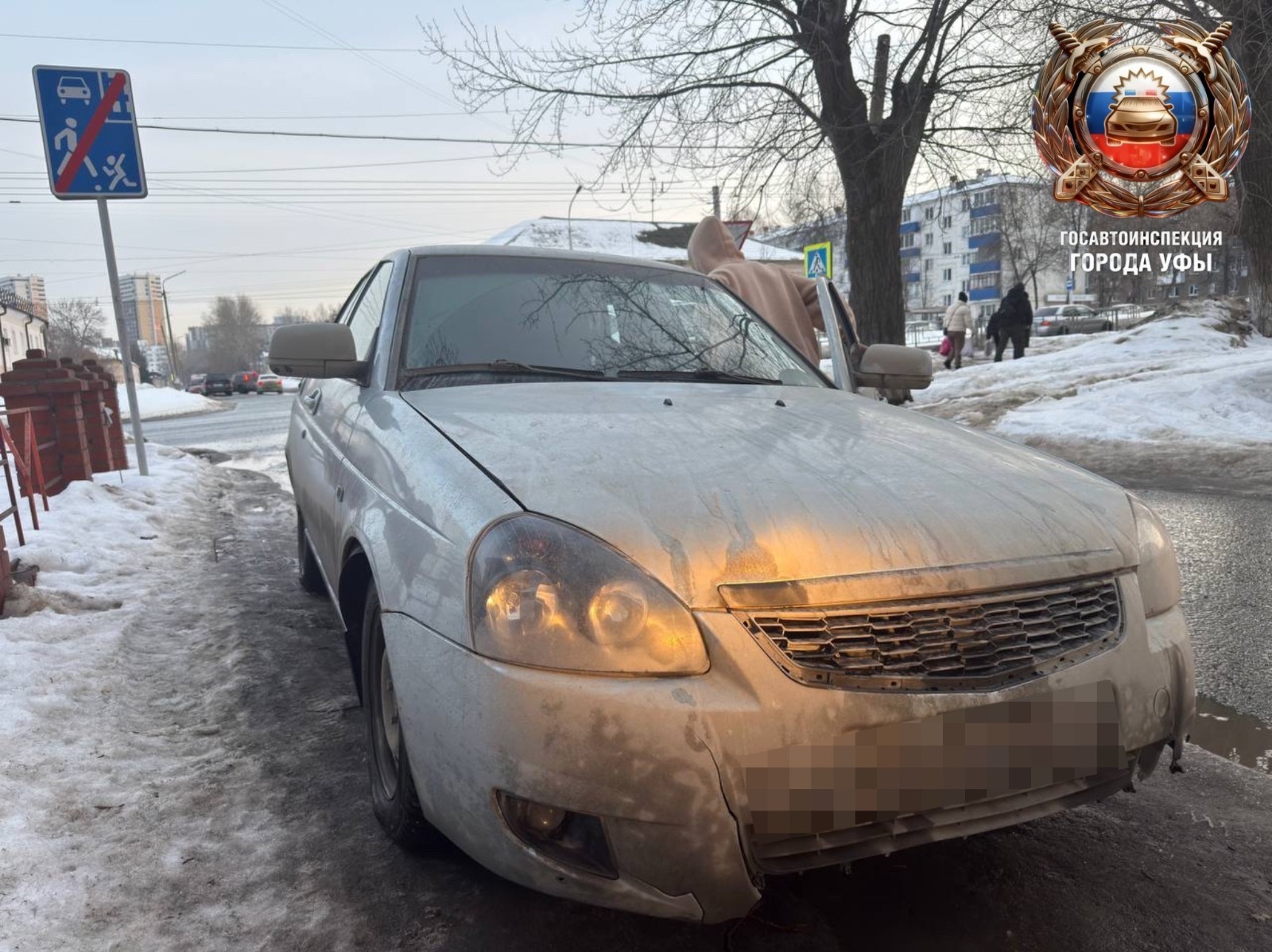 В Уфе водитель «Лады» сбил пенсионерку с ребенком