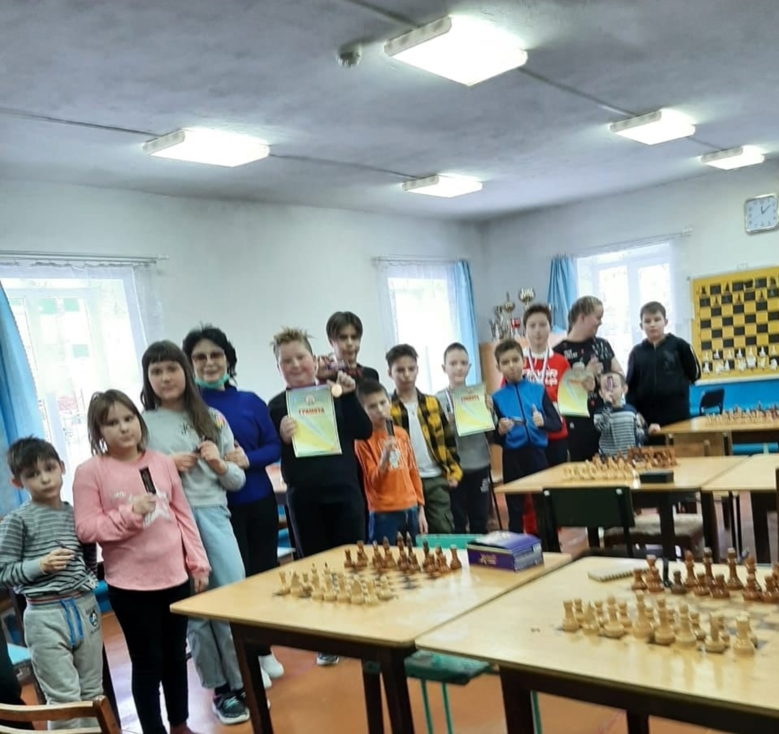 В Чишмах прошел турнир по шашкам