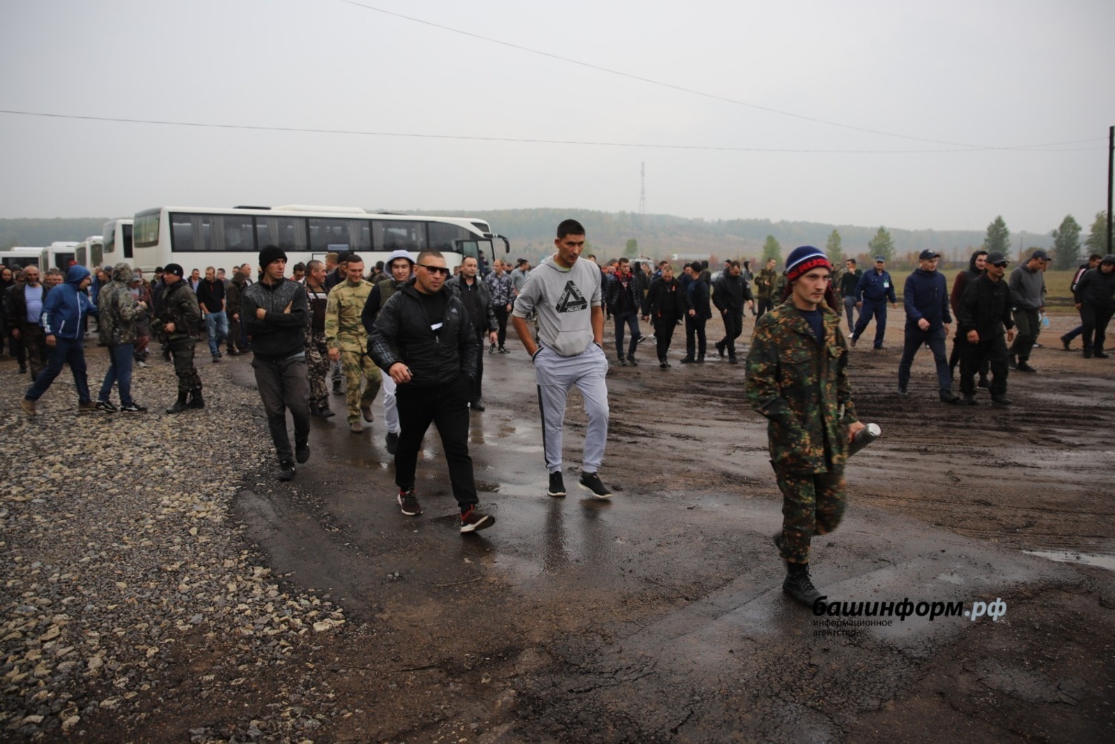 На границе Башкирии сформировали пункт для встречи защитников Отечества