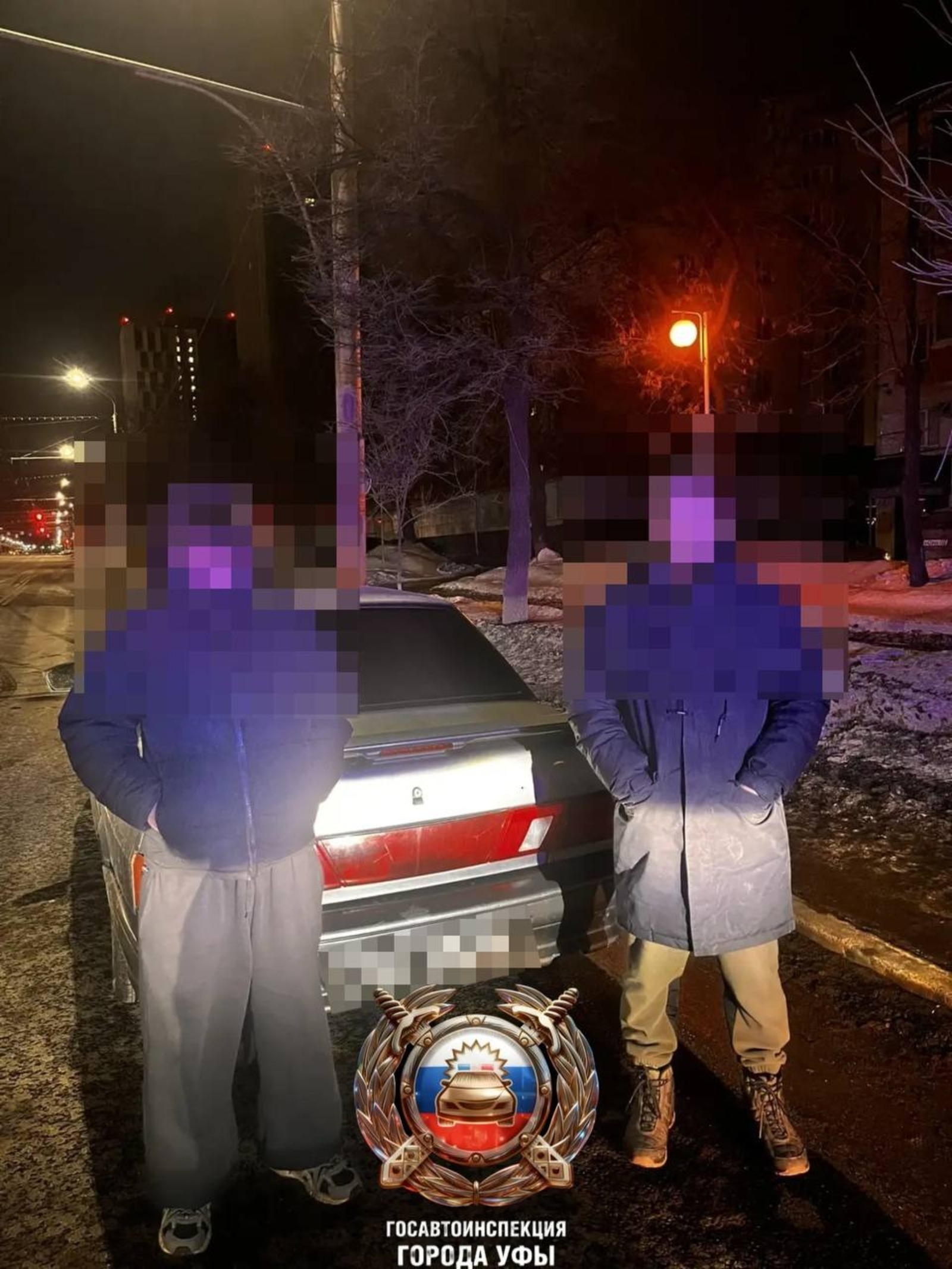 Школьника поймали за рулём отечественной легковушки в Уфе