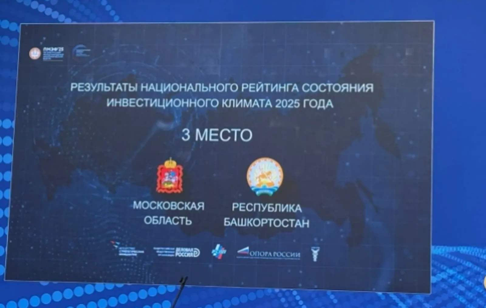 Башкирия вновь третья в национальном рейтинге инвестиционного климата