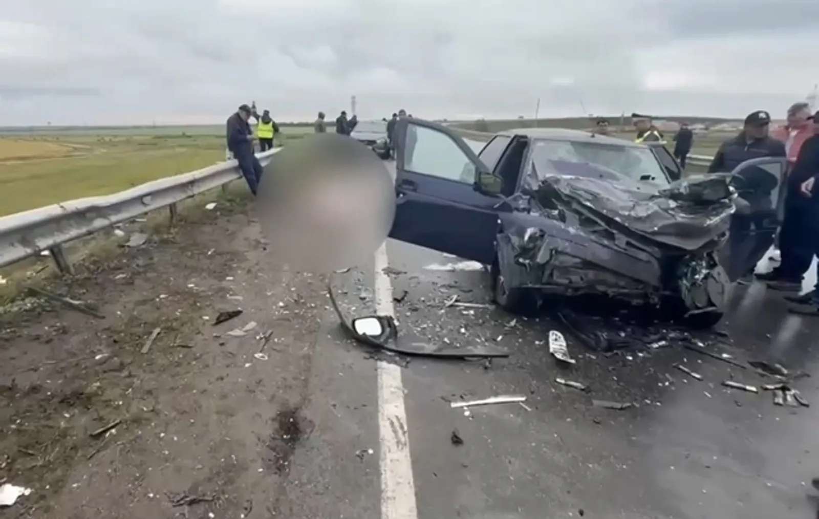 В Башкирии автомобиль слетел с дороги, пассажирка не выжила