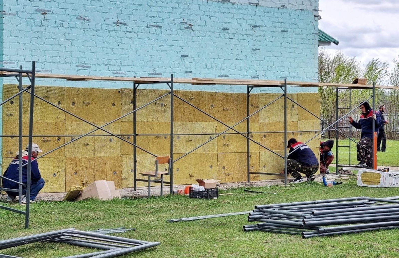 В Бикеево идет ремонт школы по федеральной программе