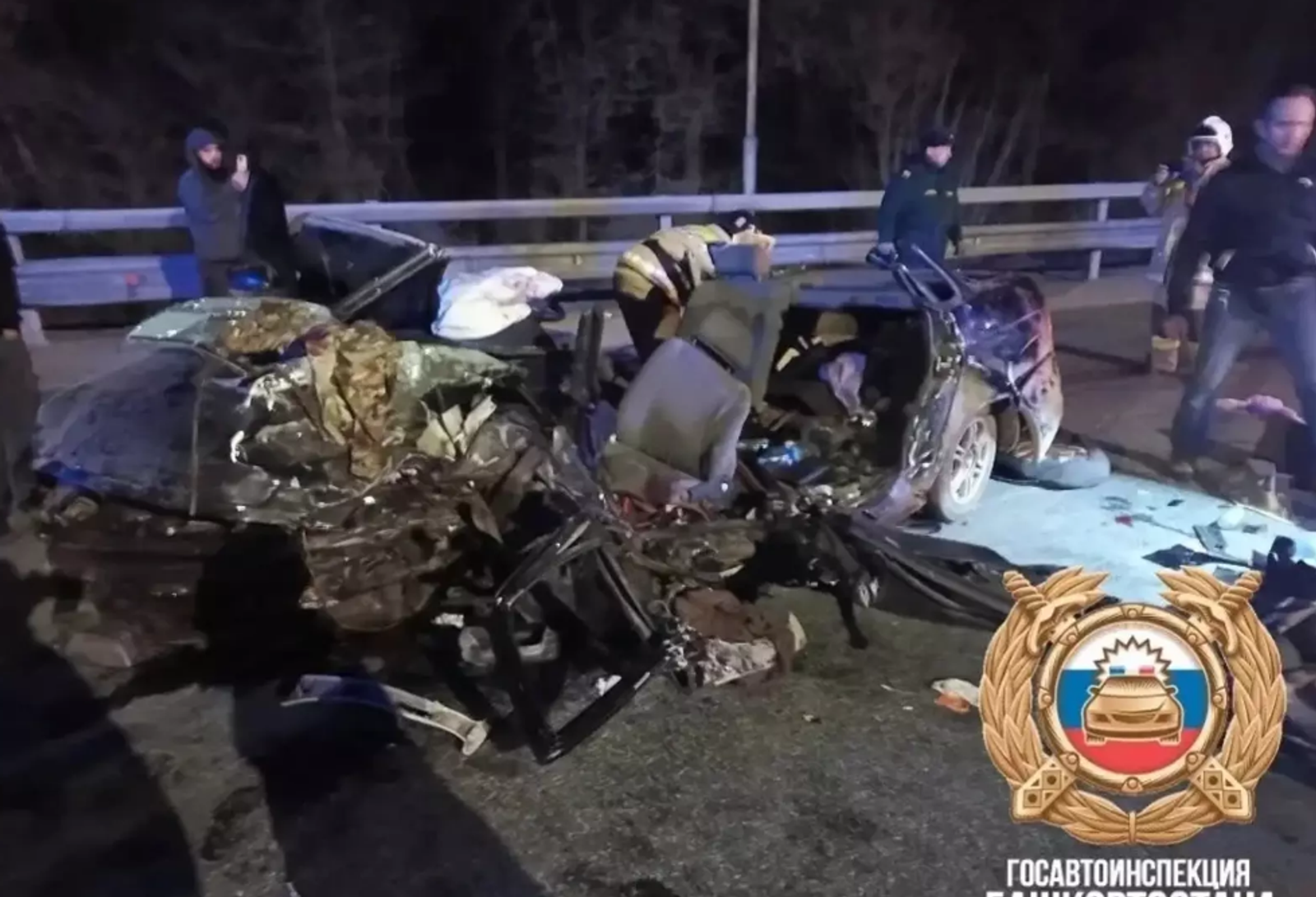 Пять человек пострадали в крупной аварии под Уфой