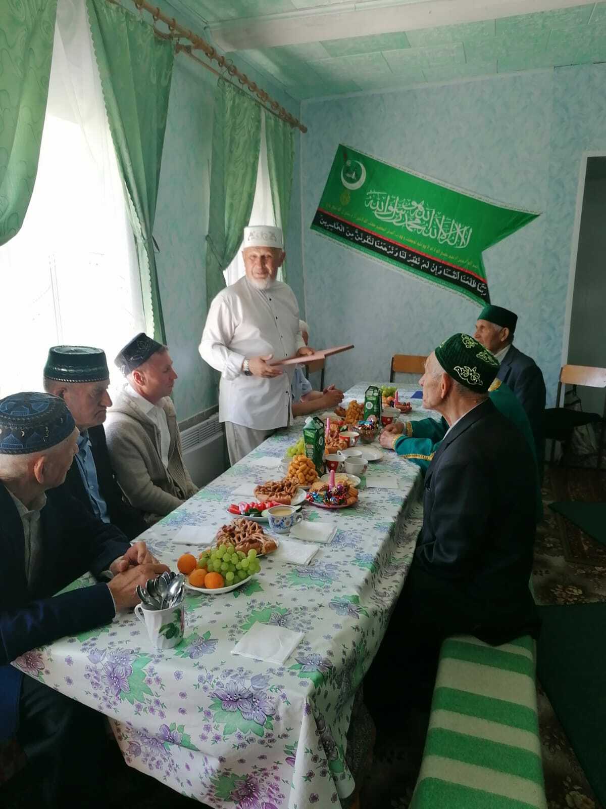Поздравили с юбилеем ветерана из села Ибрагимово Чишминского района