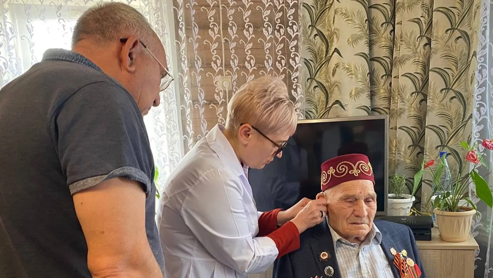 100-летний ветеран из Башкирии вновь обрел слух