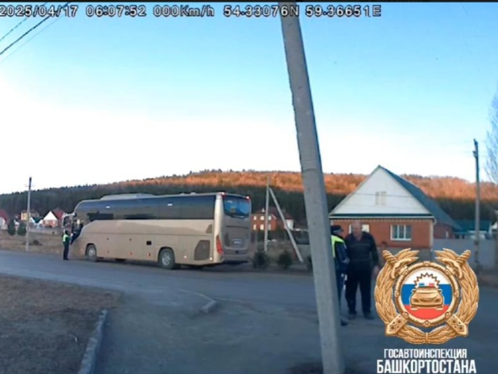 В Башкирии задержан пьяный водитель вахтового автобуса с пассажирами