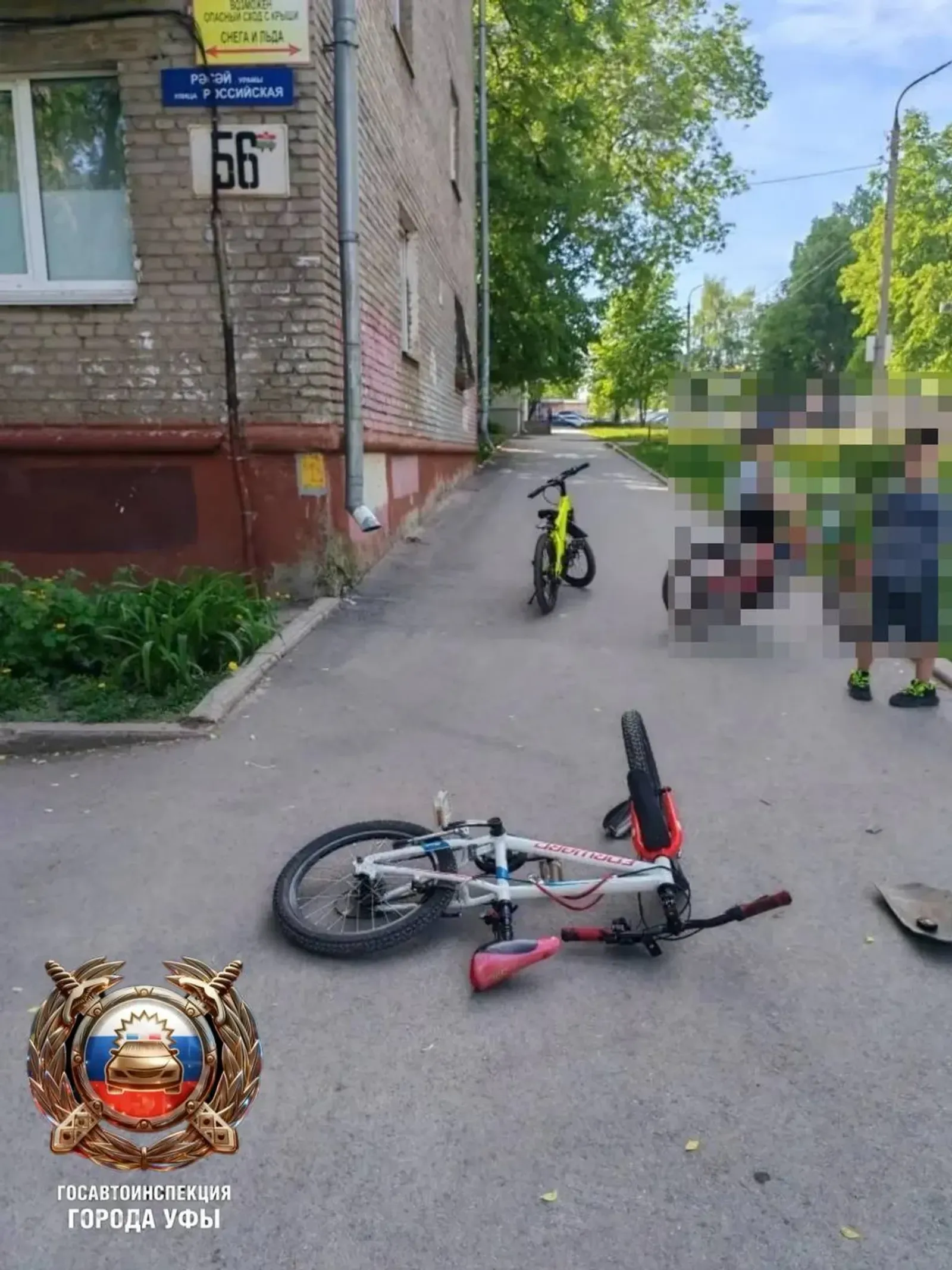 Подросток на велосипеде попал под машину в Башкирии