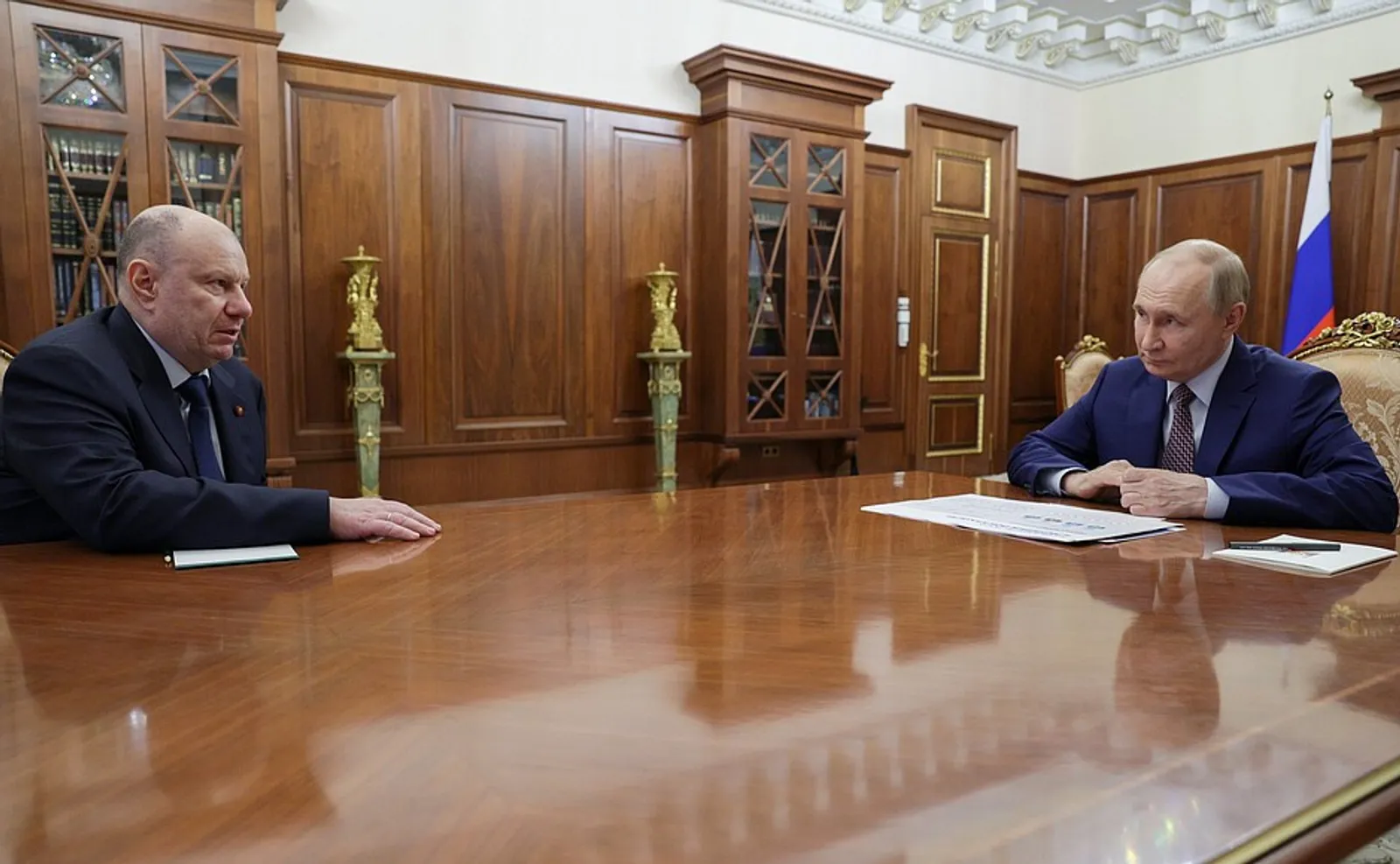 Владимир Путин провёл рабочую встречу с главой компании «Норникель»