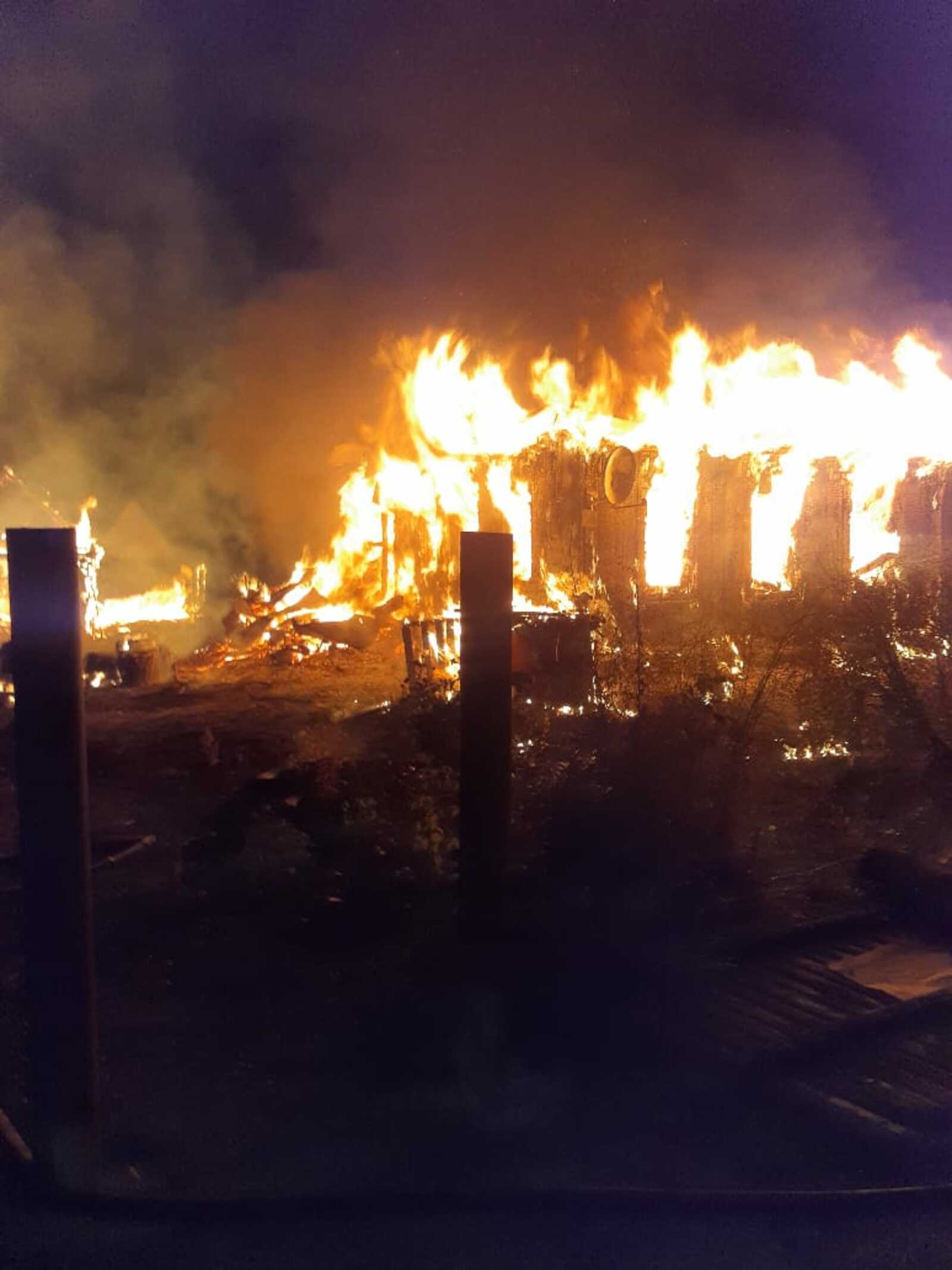 В Чишминском районе ночью при пожаре погибла женщина