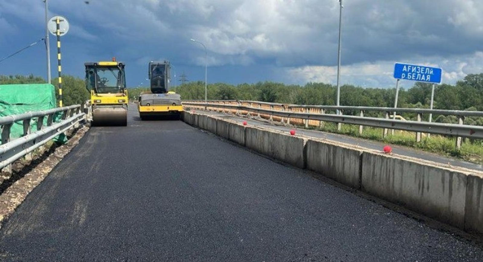 Движение восстановлено на участке моста через Белую в Башкирии