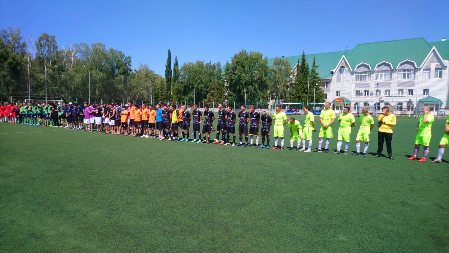 Чишминская сборная участвует в финальных соревнованиях ХХХ Сельских спортивных игр Республики Башкортостан по футболу