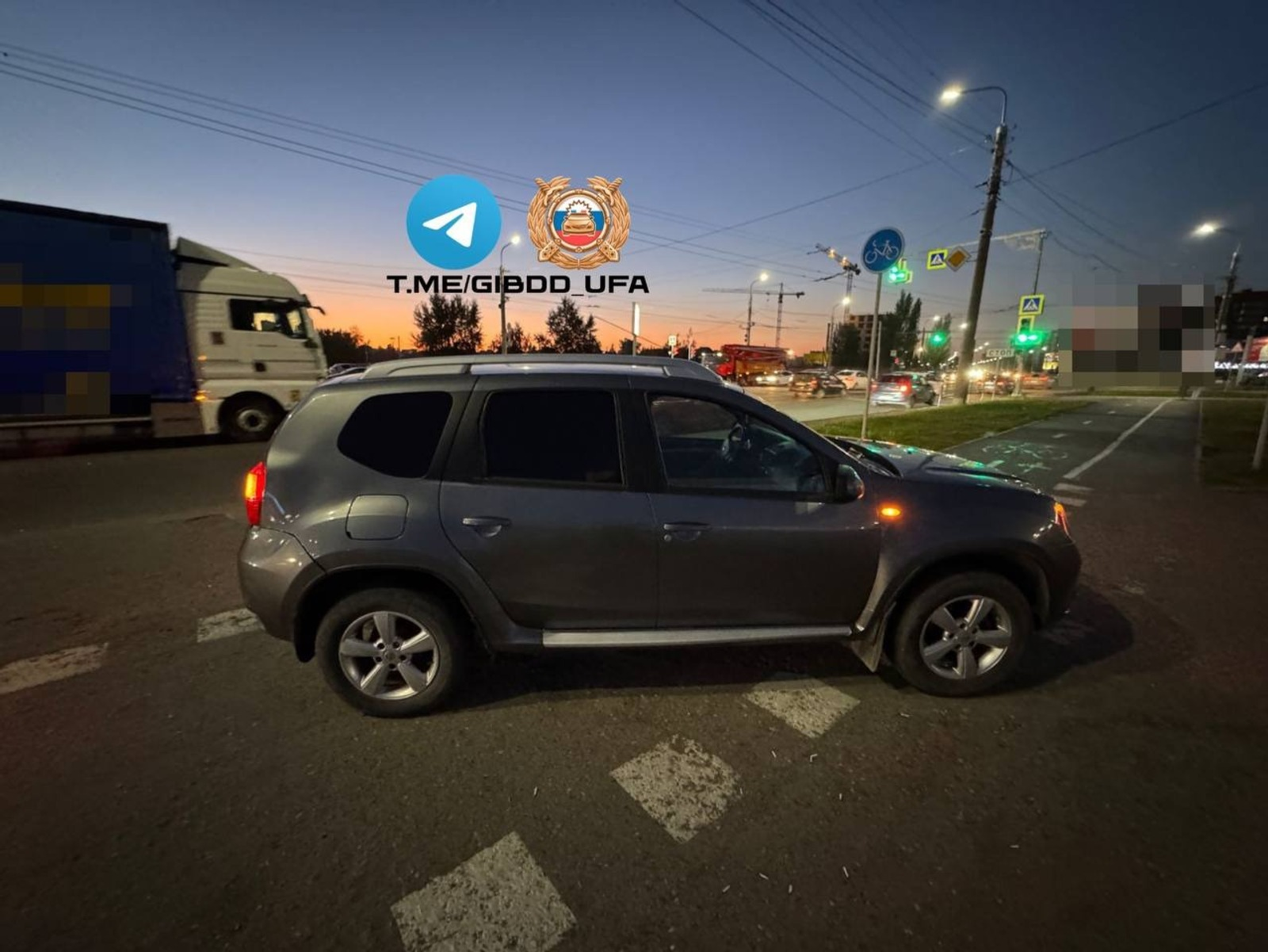 В Уфе подросток-велосипедист попал под колёса иномарки