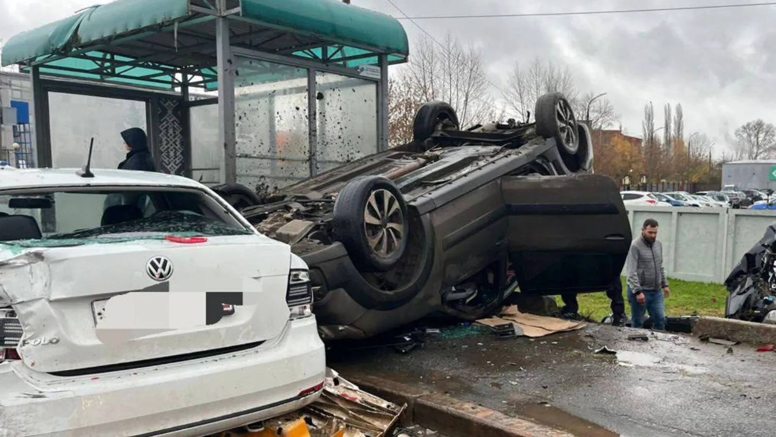 В Башкирии столкнулись 10 автомобилей, есть погибшие
