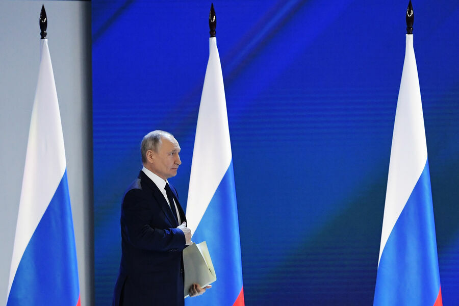 Президент России Владимир Путин 21 февраля обратится с посланием к Федеральному собранию