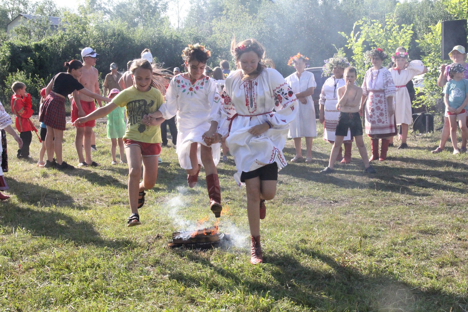 День Ивана Купалы отпраздновали сегодня в деревне Санжаровка Чишминского района