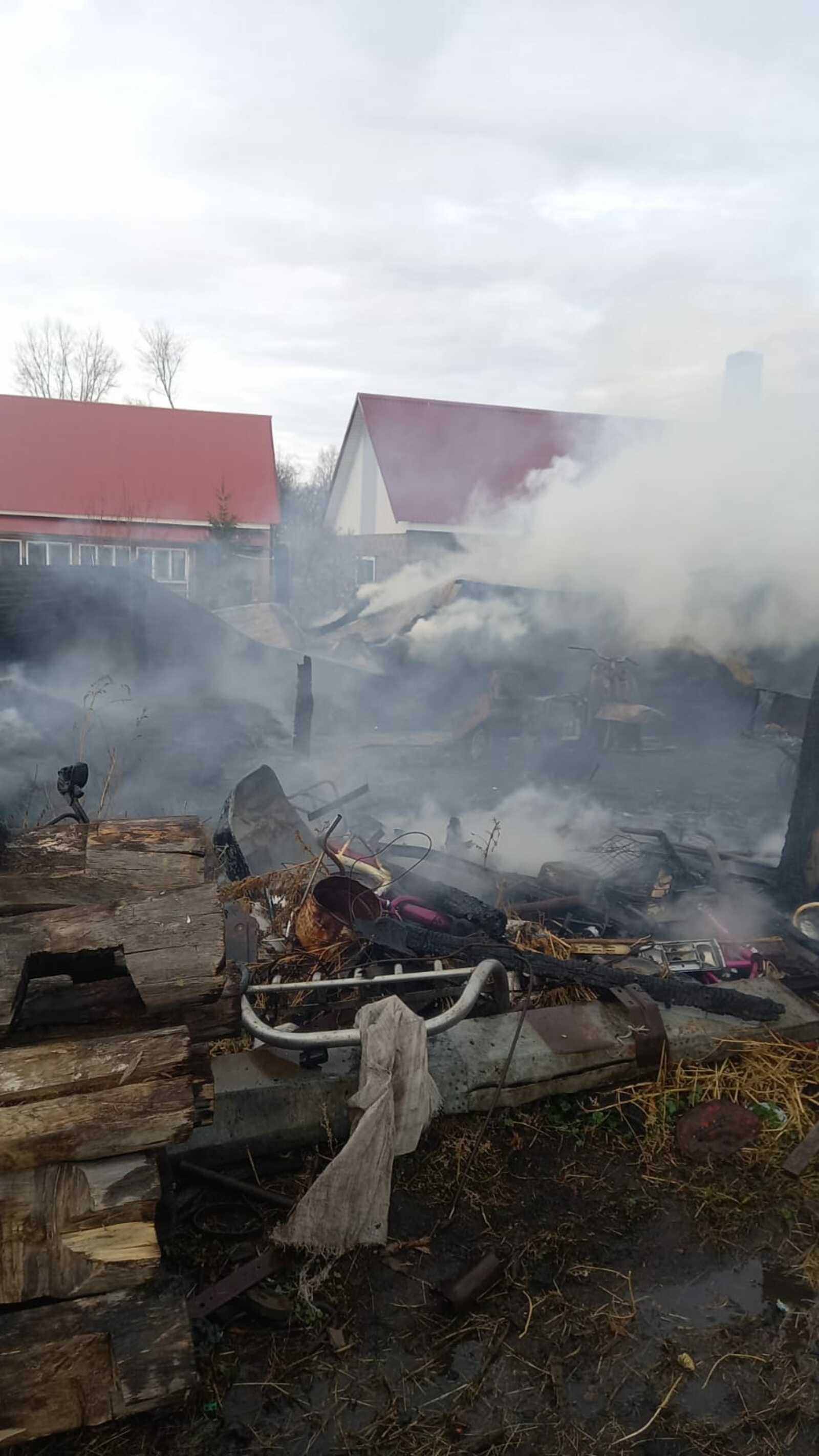Новые подробности по пожару в селе Каран-Елга