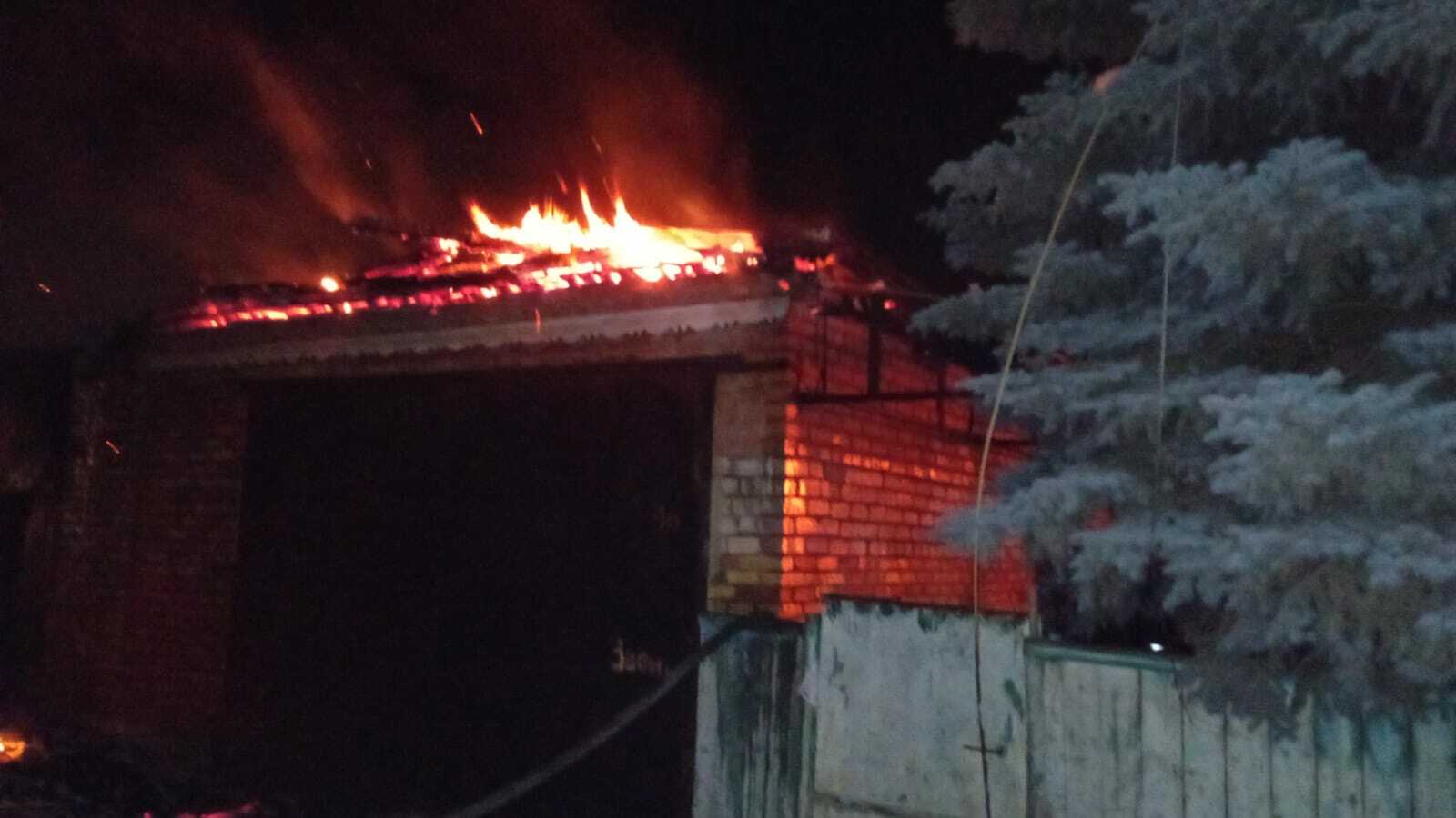 Возгорание жилого дома в Чишминском районе