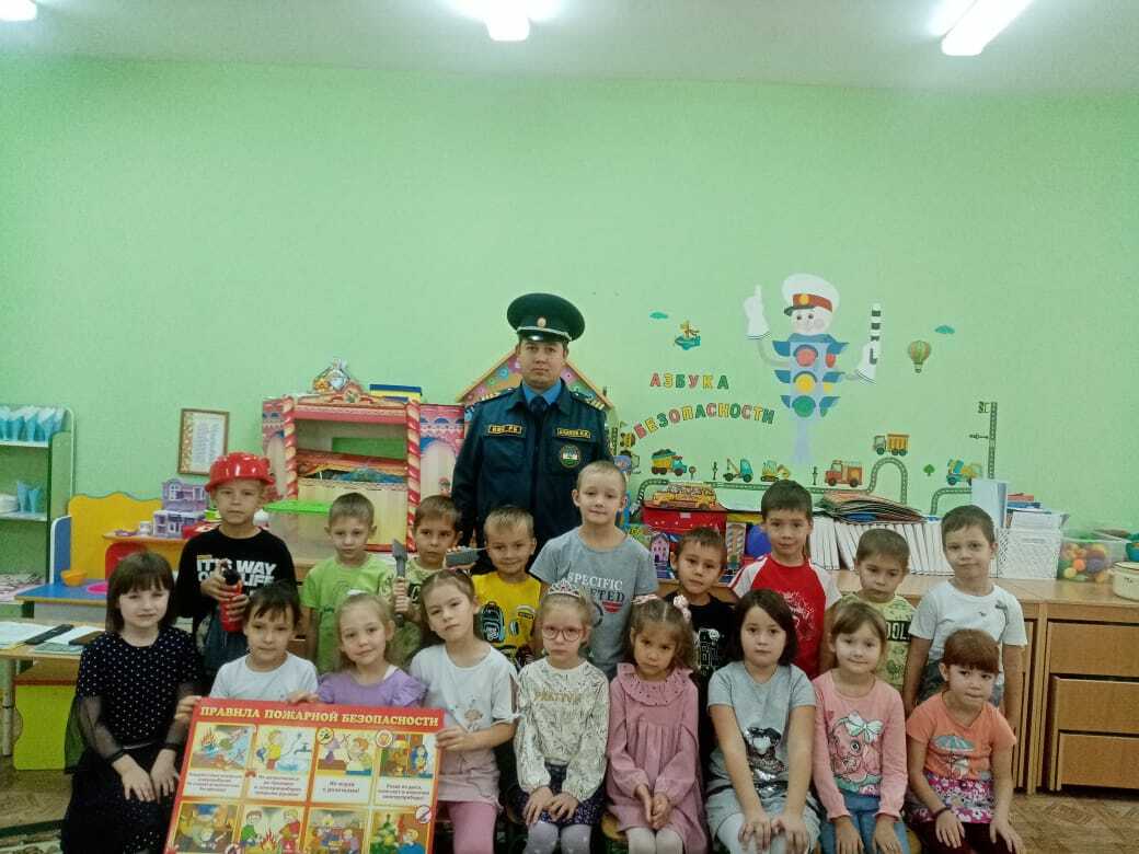 В Чишминском детском саду проведен месячник по гражданской обороне.
