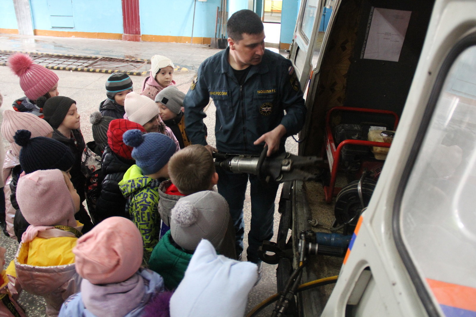Дошкольники детского сада «Петушок» Чишминского района побывали в пожарной части №95