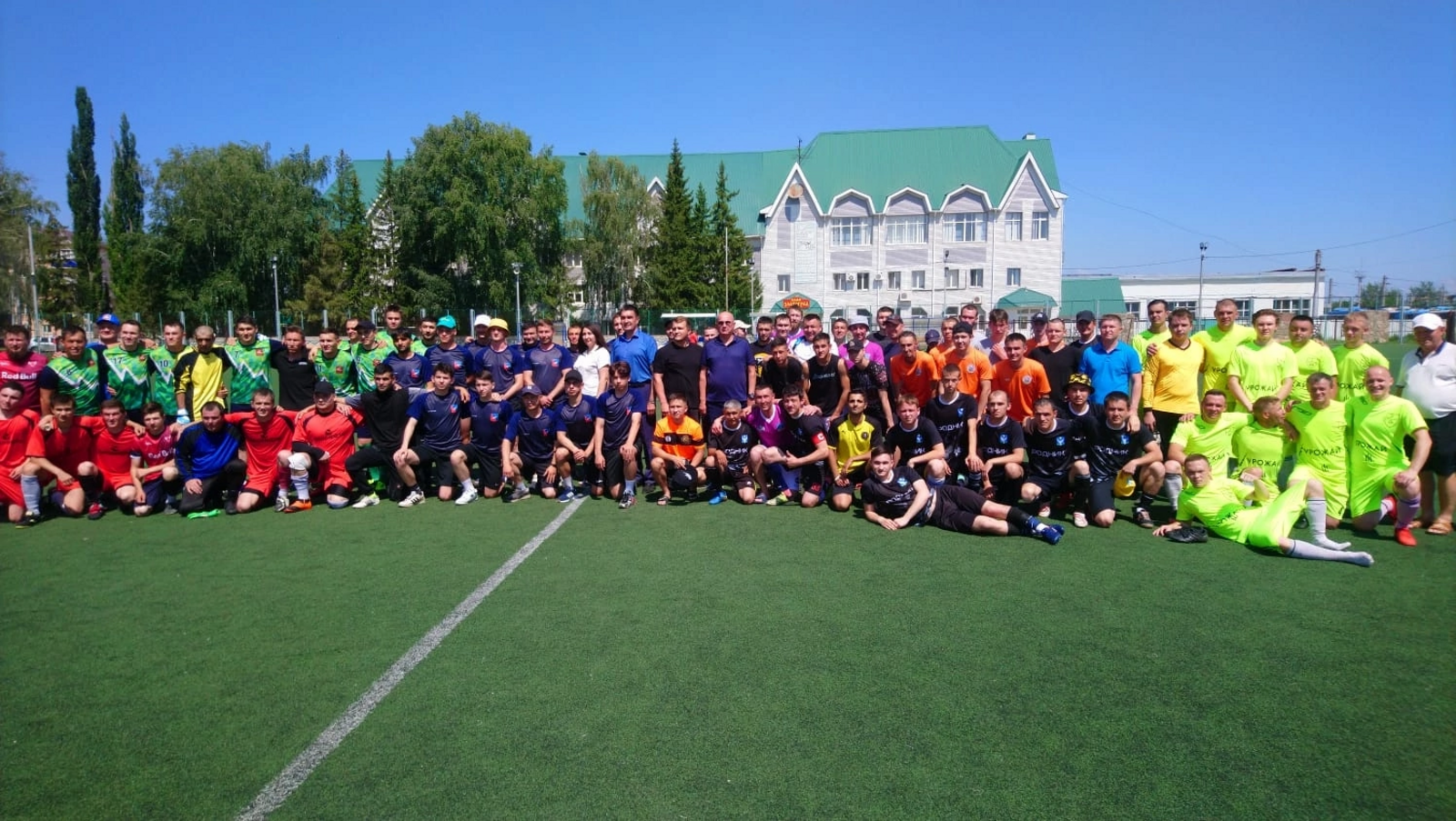 Чишминская сборная участвует в финальных соревнованиях ХХХ Сельских спортивных игр Республики Башкортостан по футболу