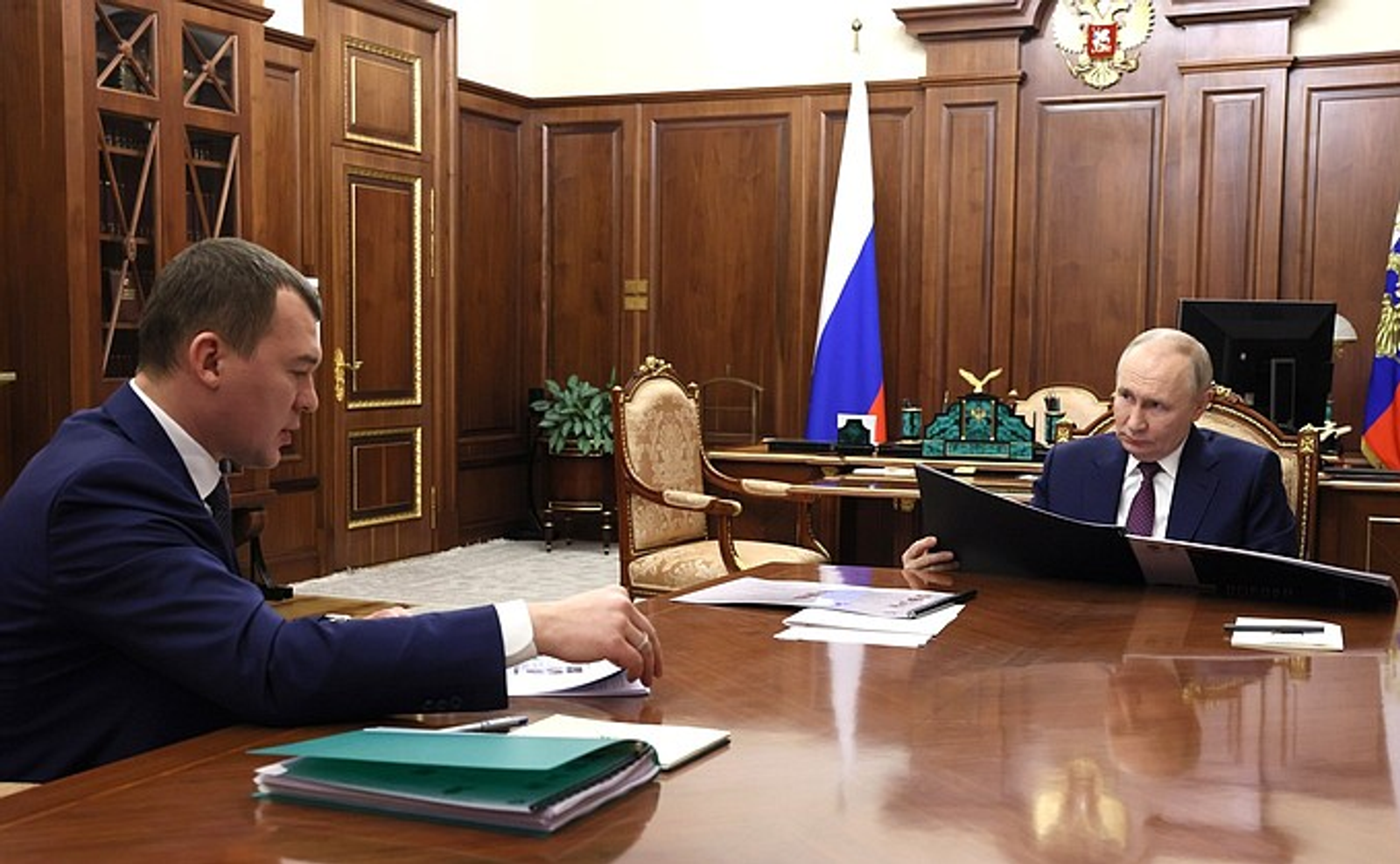 Владимир Путин провёл рабочую встречу с Министром спорта Михаилом Дегтярёвым