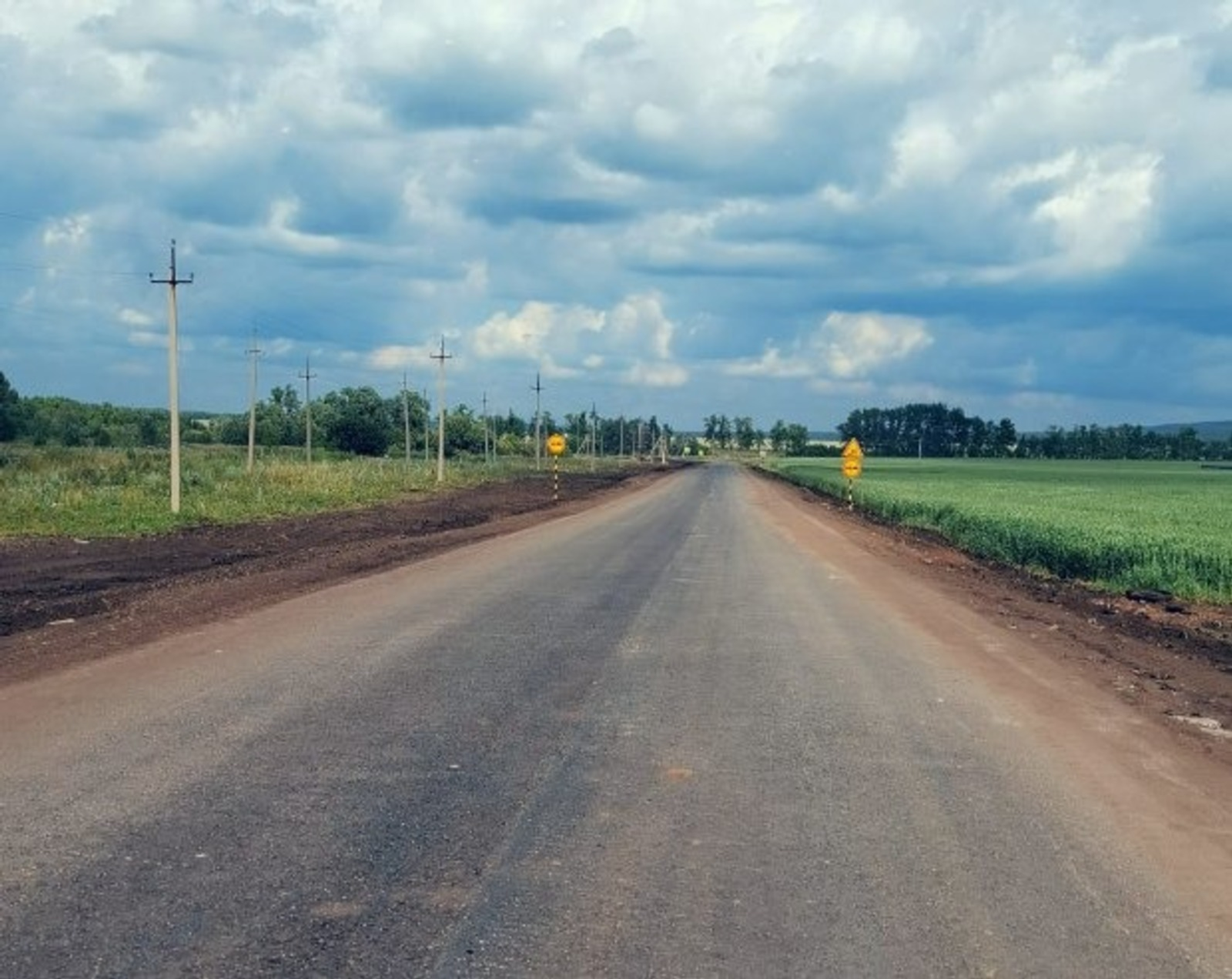 В Башкирии капитально ремонтируют дорогу с асфальтовым покрытием