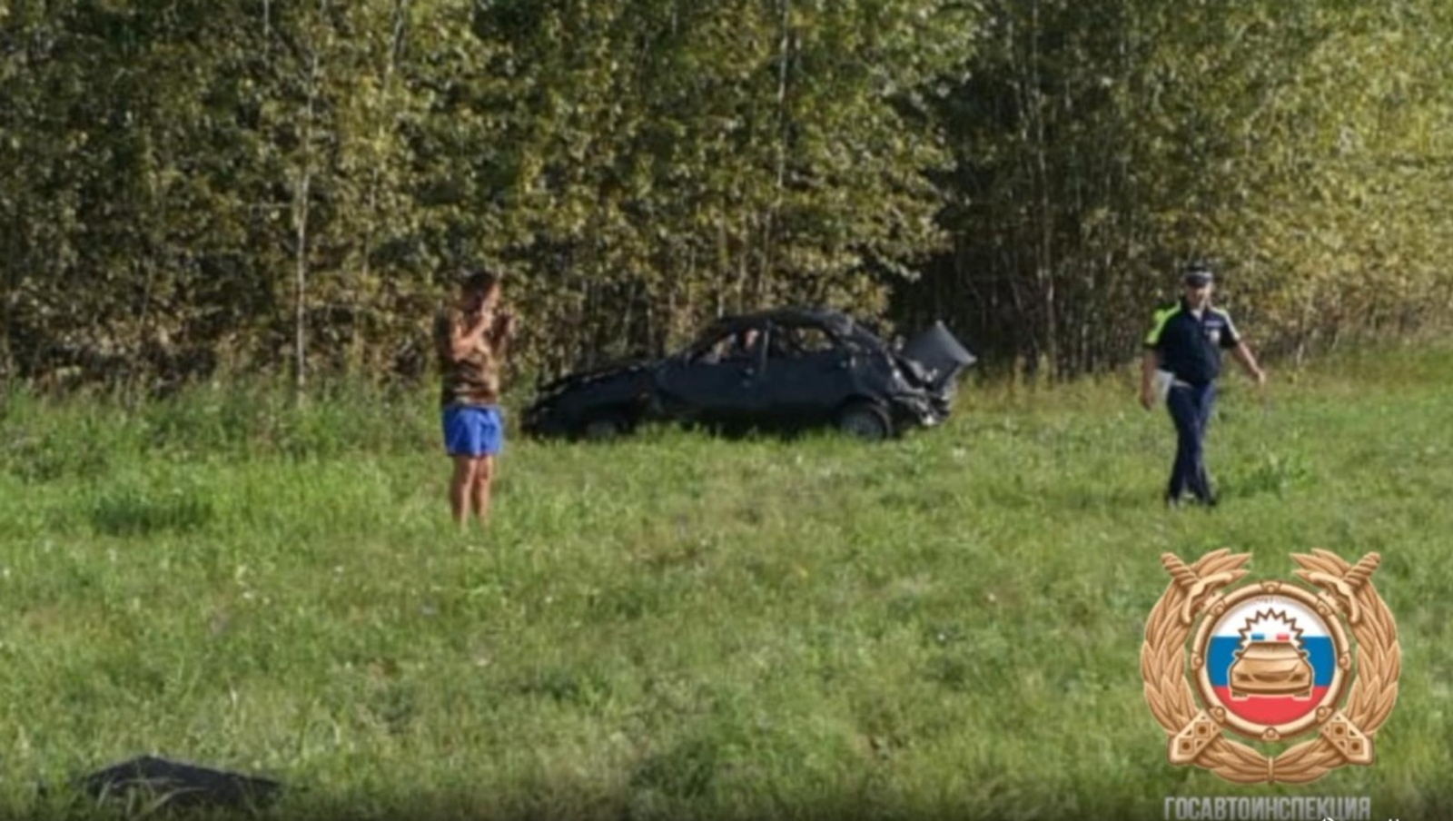 В Башкирии из разбитой машины извлечён водитель