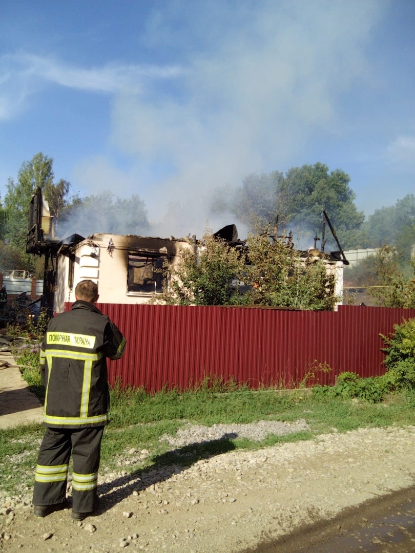 Пожар в деревне Уптино Уфимского района локализован.