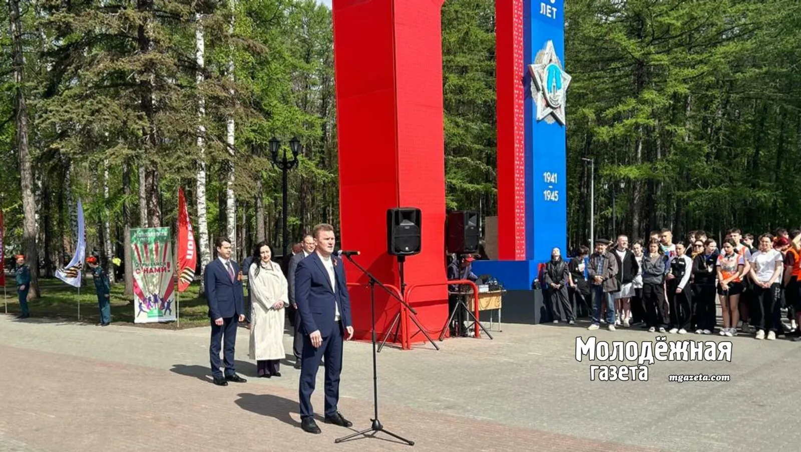 В Уфе прошла Эстафета Победы, посвящённая 80-летию Великой Победы